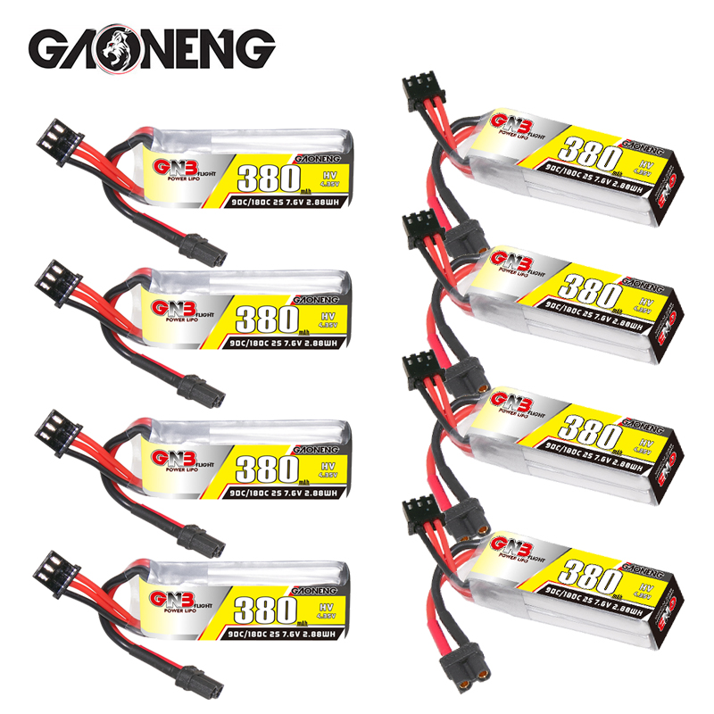 Hobby Rc Quadcopters - GNB 2S 7.6V 380mAh 90C/180C Lipo