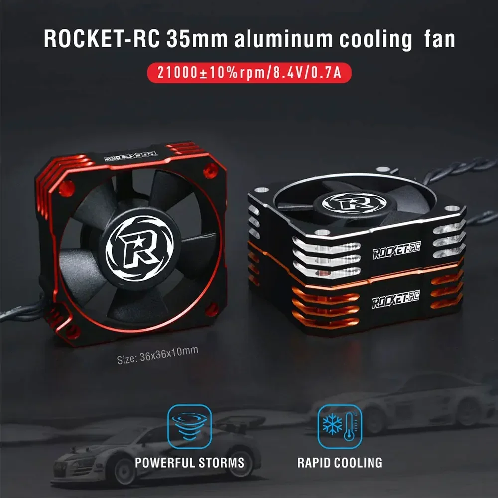 ROCKET 25/30/35/40/50mm V2 Met - огляд і ціна Brushless Motor 3650