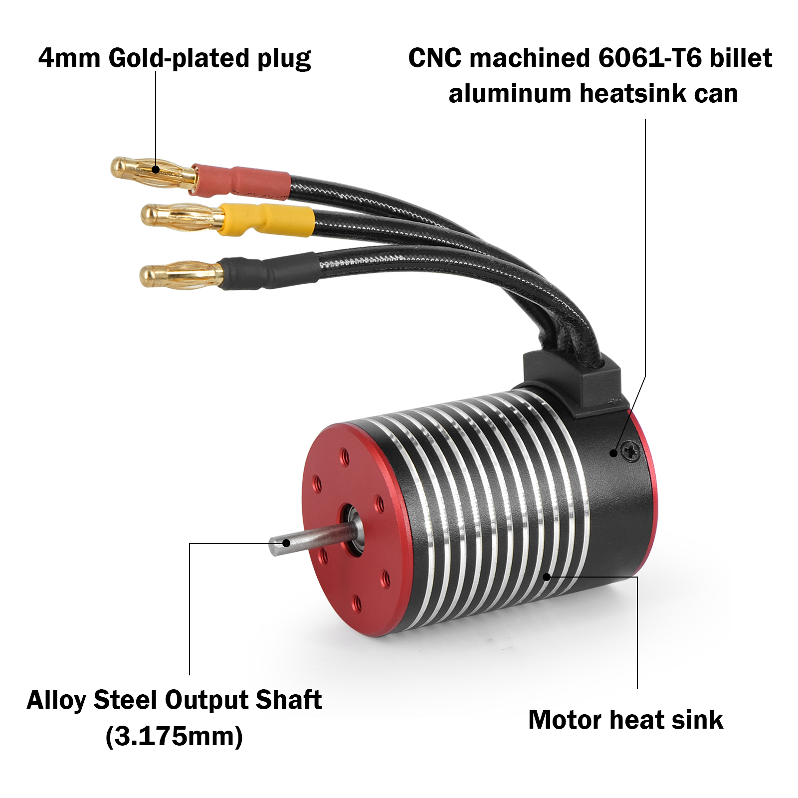 Hobbywing QuicRun WP-10BL60 ES - огляд і ціна Brushless Motor 3650