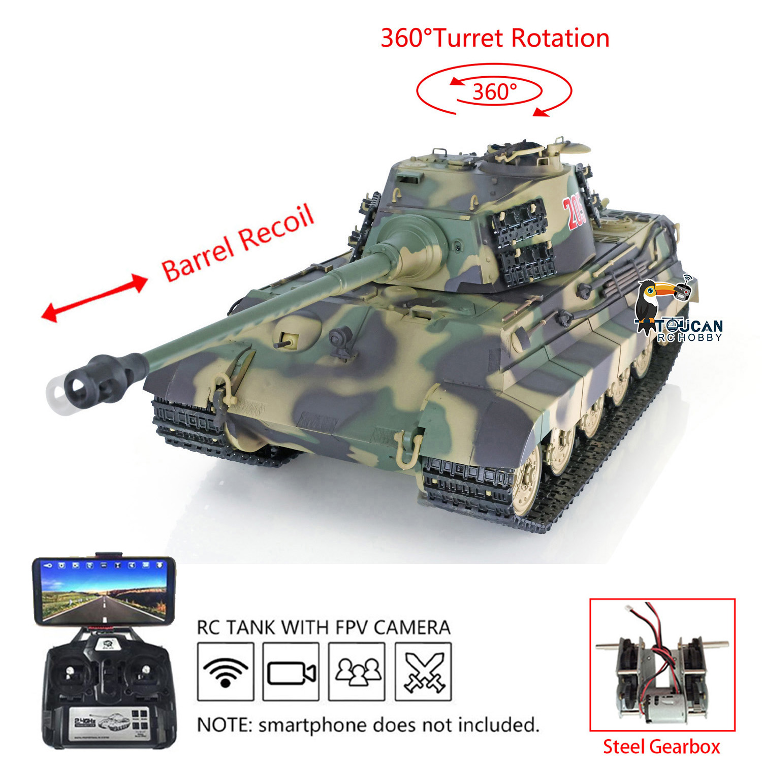 Toys Heng Long RC Panzer Tanks - огляд і ціна Rc Hobby Kings