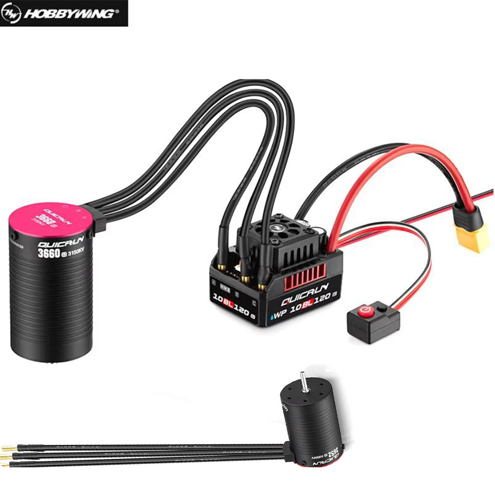 HobbyWing QuicRun WP 10BL120 G - огляд і ціна Brushless Motor 3650