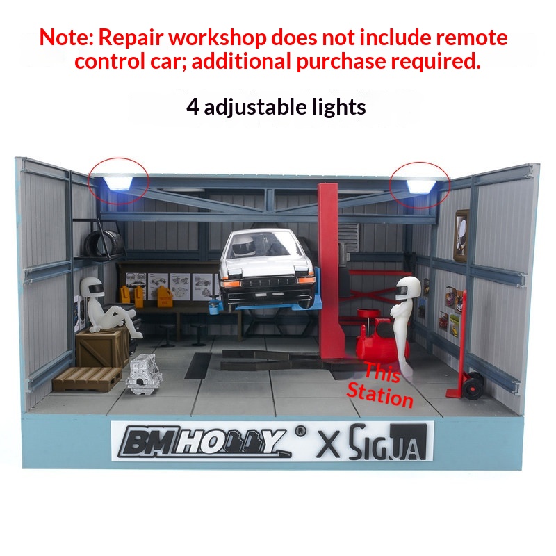 BM HOBBY 1/24 Scale RC Car Sim - огляд і ціна Rc Hobby Garage
