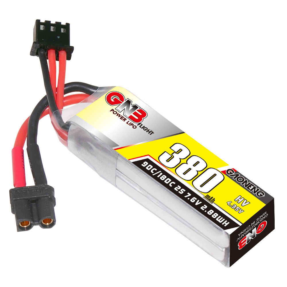GNB 2S 7.6V 380mAh 90C/180C Li - огляд і ціна Hobby Rc Quadcopters