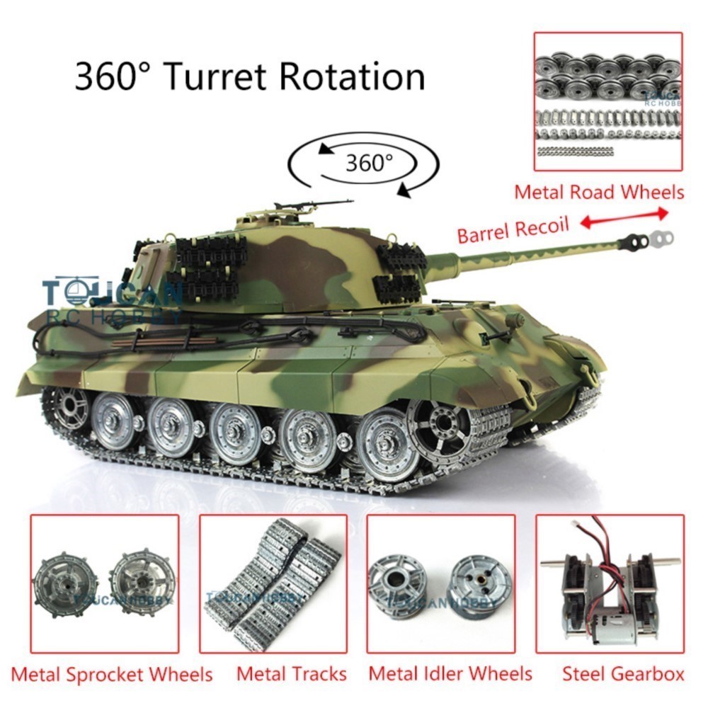 Heng Long 1/16 Scale 7.0 RC Ta - огляд і ціна Rc Hobby Kings