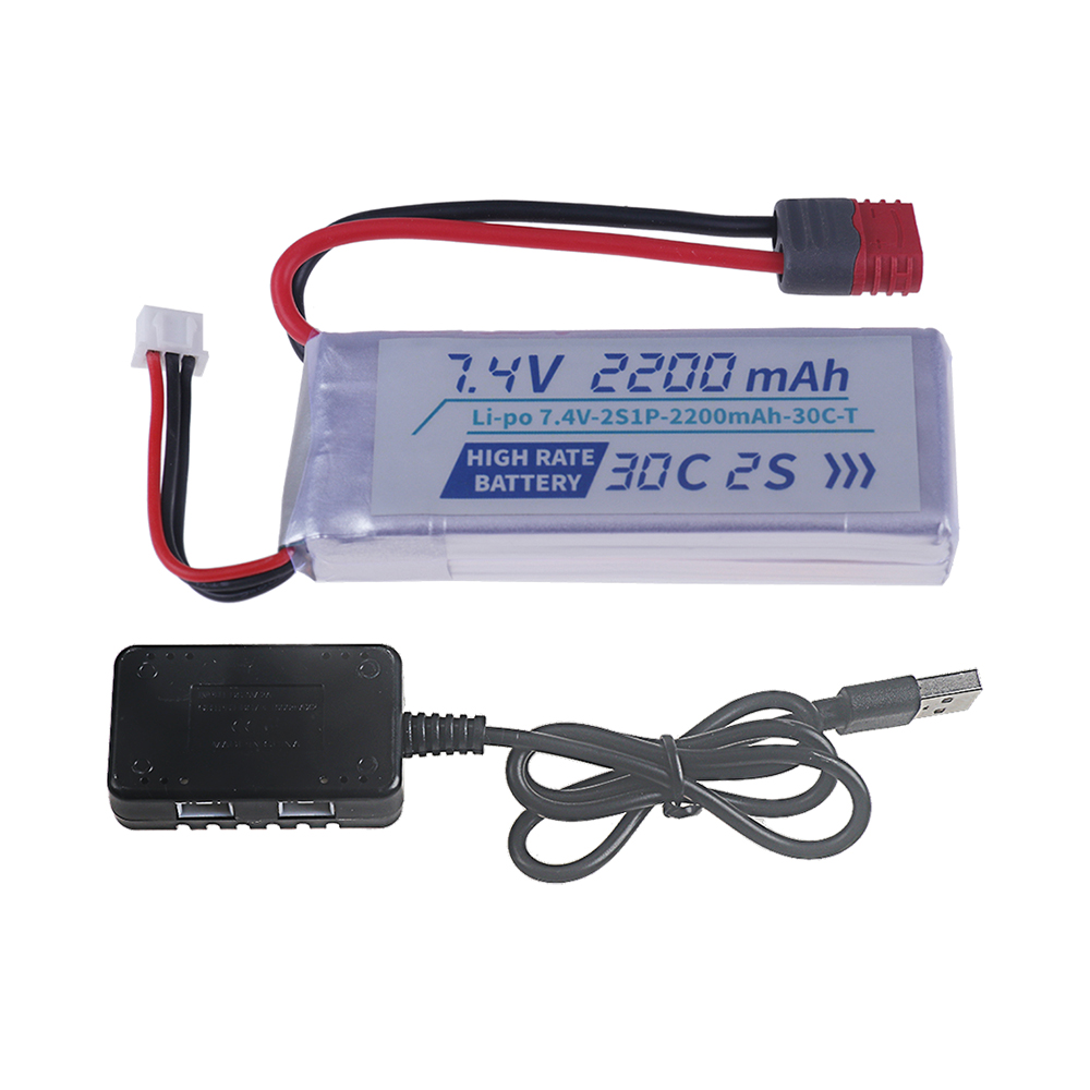 T PLUG HIGH RATE 30C 2200mah 7 - огляд і ціна Hobby Rc Quadcopters