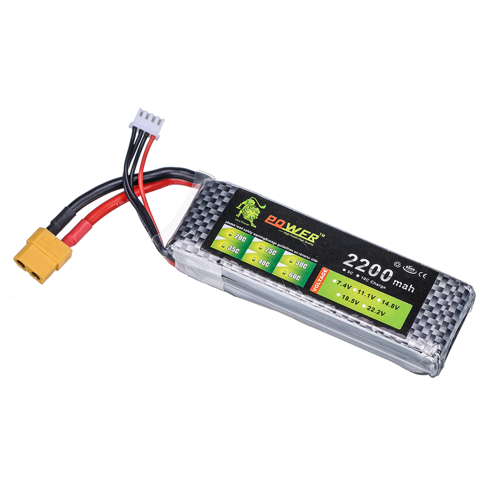 3S 11.1V 2200mAh 35C Lipo Batt - огляд і ціна Hobby Rc Quadcopters