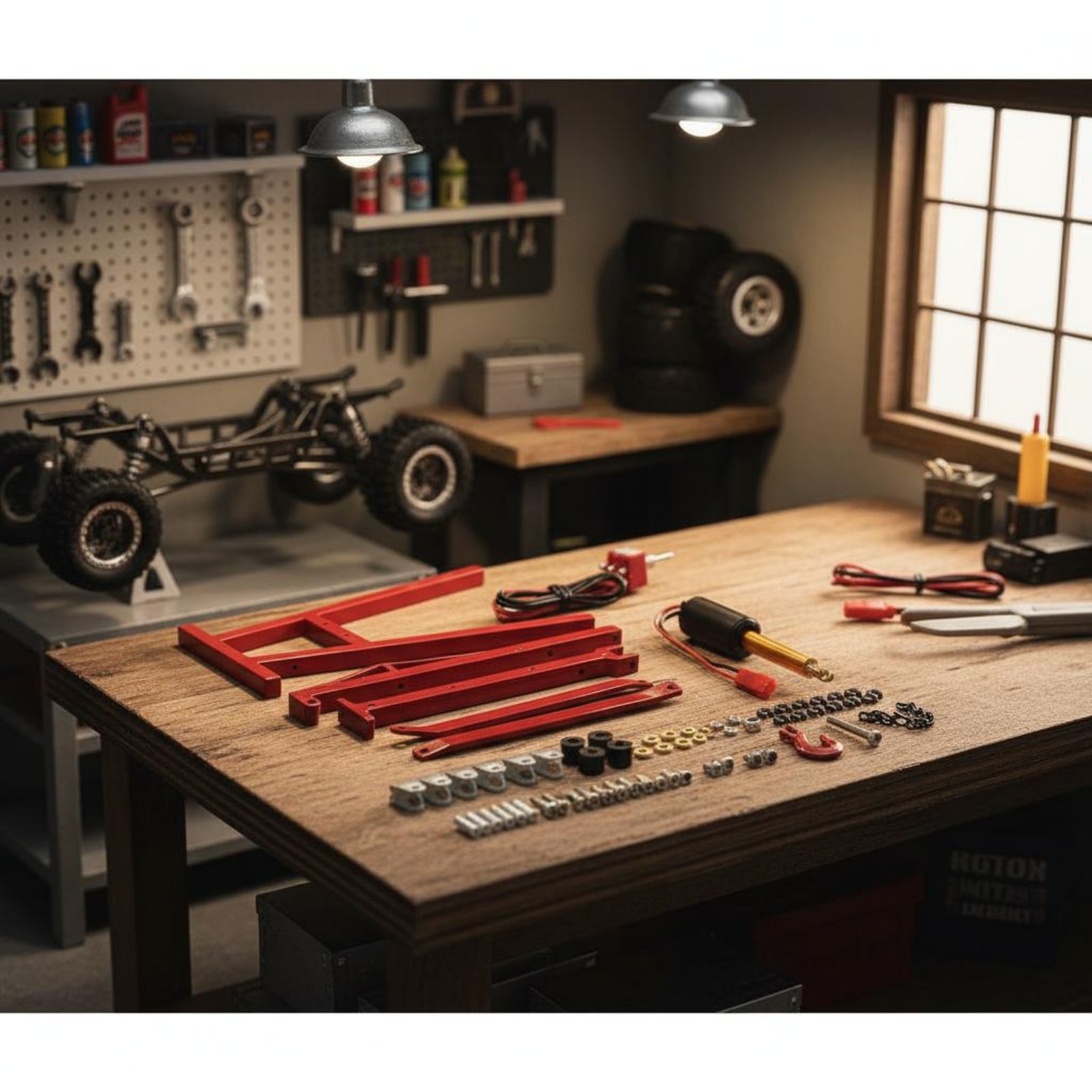 1/10 Scale Garage Set Hobby Di - огляд і ціна Rc Hobby Garage