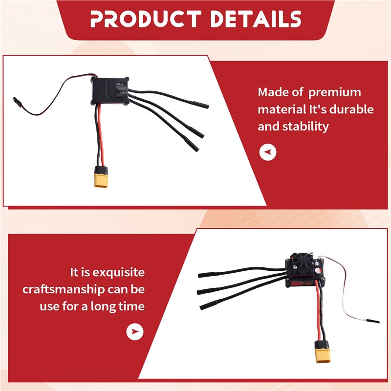 MACH-RC 75A Brushless ESC Elec - огляд і ціна Brushless Motor 3650